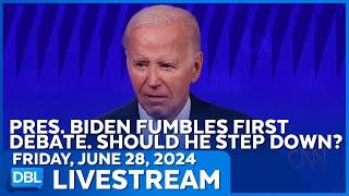 President Biden Fumbles First Debate. Should He Step Down?