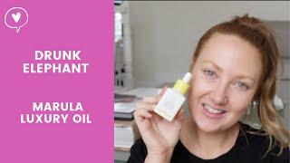 DRUNK ELEPHANT VIRGIN MARULA OIL REVIEW!!