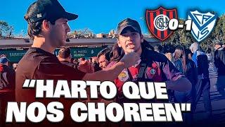 REACCIÓN CON LOS HINCHAS / SAN LORENZO 0-1 VÉLEZ