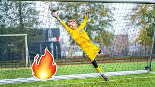 10 Year Old Goalkeeper On Fire 