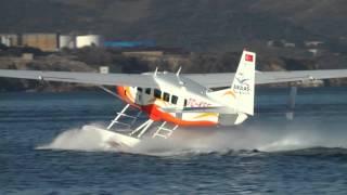 "Bandırma deniz uçağı" Cessna 208 Caravan with amphibious floats