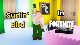 Recreating Family Guy scenes but in Fortnite: Surfin’ Bird 