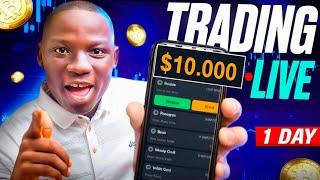 Live Crypto Trading Session 1 // Starting Up As A New Crypto Trader In 2024