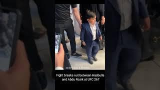 Hasbulla starts a fight with Abdu Rozik at UFC 267