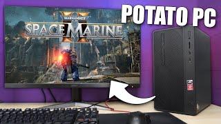 Playing Space Marine 2 on a Potato PC… Can we do it?