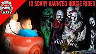 Top 10 SCARIEST Haunted House Rides