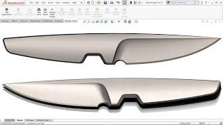 Master SolidWorks | Crafting a Stunning 'Knife Design' in Just Days | Pro Tips & Techniques in CAD