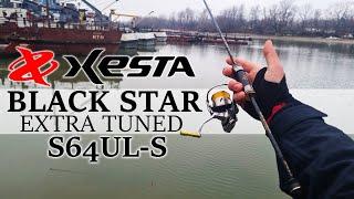 Зимний микроджиг XESTA Black Star Extra Tuned S64UL-S - первые впечатления