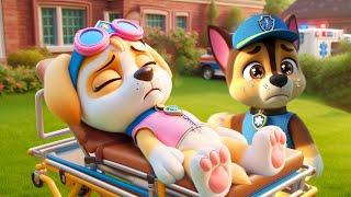 What Happened?! Why SKYE Is In The Hospital? | Paw Patrol Ultimate Rescue | Rainbow 3