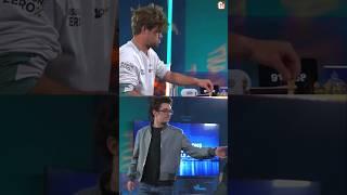 Magnus wins without his queen 