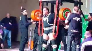 Arno Raw Squat 355kg GPC Master 1 SHW World Record