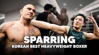 Alex Pereira CHALLENGED by the Best Korean Heavyweight Boxer - South Korea Ep 01