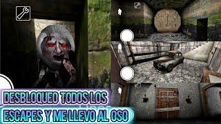 DESBLOQUEO LOS 3 ESCAPES Y ME LLEVO AL OSO || MODO EXTREMO