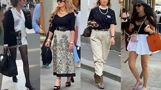 SUMMER SHOPPING WALK INSPIRED BY ITALIAN STREET STYLE  MAY TRENDY OUTFITS & MILAN LUXURY FASHION