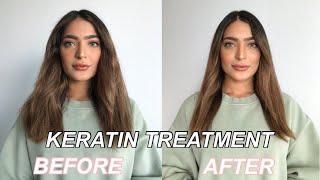 GETTING A KERATIN HAIR TREATMENT DONE | My Hair Transformation ‍️