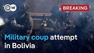 Military coup attempt in Bolivia – President Arce warns of 'irregular' military action | DW News