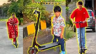 New Electric Scooter  #shorts @souravjvlogs @piyushjocgaming @sahiljoshivlogs7376