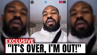 "I’m Done!" Jon Jones Announced his Retirement From UFC Without Fighting Tom Aspinall