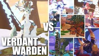 VERDANT WARDEN vs Strong Tier 4s in Creatures Of Sonaria!