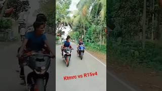 R15V4 vs Ktmrc #RS Rider 786 #youtubeshorts #video so beautiful ️#viral #video