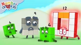 Painting by Numbers and Arty Math! | Learn to Count | Maths cartoons for Kids | Numberblocks