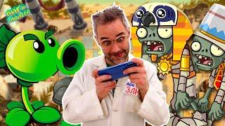 ДОКТОР ЗЛЮ И ДЭДПУЛ ИГРАЮТ В ЗОМБИ ПРОТИВ РАСТЕНИЙ 2! PLANTS VS ZOMBIES В ЕГИПТЕ! 13+