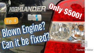 How to fix Toyota Hybrid Highlander with Blown Engine and Transmission, Diagnose to Complete Startup