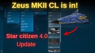 Star Citizen 4.0 Updates! | Zeus MKII CL, Space station Dungeons!, intruders Response & More