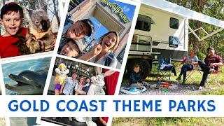 Gold Coast THEME PARKS Part 2, Movie World, Seaworld + Stunt Car Drive