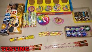 New Firecrackers Testing || CG KE EXPERIMENT ||