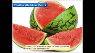 Food items Containing Water | Class 2