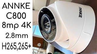 ANNKE C800 4К.Hikvision в теле ANNKE.Определение людей и автомобилей.