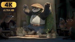 Kung fu panda 4 - li shan & mr ping destroys the resturant scene [4K ULTRA HD]