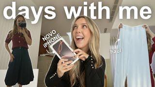 DAYS IN MY LIFE: novo cabelo, unboxing iPhone e o futuro dos vlogs ️