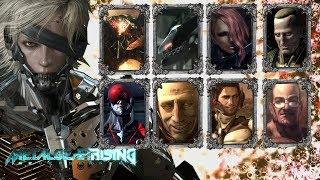 Metal Gear Rising - All Vocal Boss Themes + On Screen Lyrics