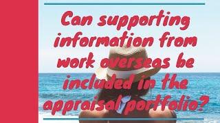 Including Overseas Work Info  in Medical Appraisals 🩺 | Medical Appraisals 