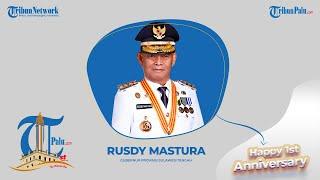 Ucapan HUT TribunPalu Com dari Gubernur Provinsi Sulawesi Tengah Rusdy Mastura