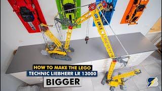 You said the LEGO Technic Liebherr LR 13000 wasn't big enough, then take a look at this!