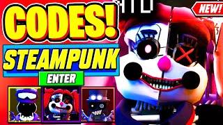 ️New️ ALL WORKING STEAMPUNK UPDATE CODES For Five Nights TD - Roblox Five Nights TD Codes 2024