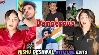 Pak Reaction first time watching Nishu deshwal stunts | Dangerous Attitude Editz#Rip #nishudaswal