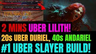 FASTEST Season 4: UBER BOSS SLAYER Barbarian Build! | 2.5 Mins Uber Lilith Speed Run!