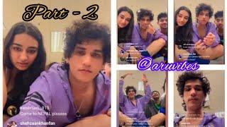 Shehzaan khan live with Dhawni Jain From Singapore part - 2  || Day - 3 ️ #shehzaankhan #live