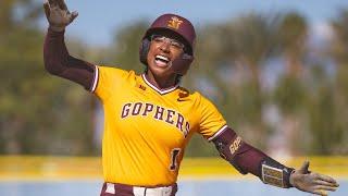 Highlights: Gopher Softball Breaks Through Late for Victory Over Purdue