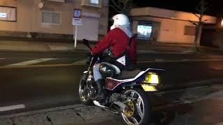 CBX400F ワルツ機械　マッドエンデ　ニコイチマフラー　吸い込み