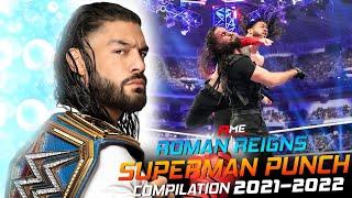 WWE OTC ROMAN REIGNS SUPERMAN PUNCH COMPILATION 2021-2022|| BY ACKNOWLEDGE ME