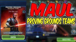 Maul Proving Grounds Tier SWGOH