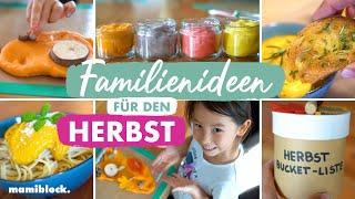 Ideen für den Herbst | Tipps, Tricks & Rezepte | Familienideen | mamiblock