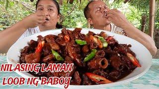 NILASING LAMAN LOOB NG BABOY #food #cooking #lutongbahayrecipe #lutongpinoyrecipe #pinoyfood