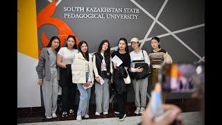 ТАЛДЫҚОРҒАНДАҒЫ ДОСТЫҚ МЕКТЕБІНІҢ ОҚУШЫЛАРЫ ӨЗБЕКӘЛІ ЖӘНІБЕКОВ АТЫНДАҒЫ ОҚПУ-да