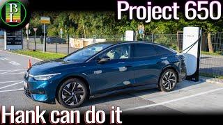 Can a VW Id.7 Pro (77 kWh) drive 650 km on one charge?